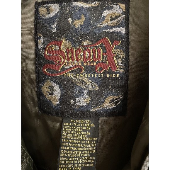 Youth SNEAUX Snow BOARD Boarding GEAR Jacket‎ Coat Size 10/12 - Picture 5 of 5